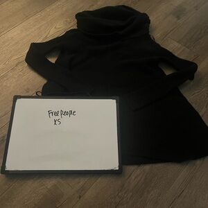 Free People Black Sweater tunic